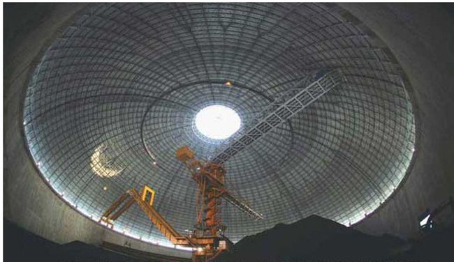 滨州发电厂干煤棚网架